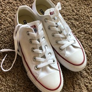 White Converse NWT